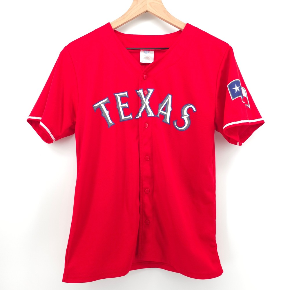 Texas Rangers Kids Baseball Jersey Michael Young 10 XL Red Fan Gear